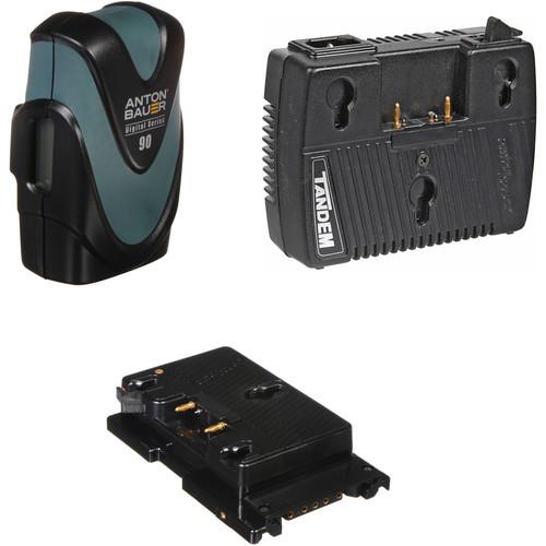 Anton Bauer Digital 90 Battery Kit with Tandem-70 Charger & Sony F5 F55 Plate