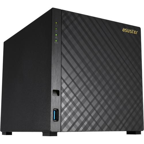Asustor AS3204T v2 4 Bay Celeron Quad-Core Nas Enclosure Gbe X 2 Usb 3.1-Aes-Ni Hardware Encryption