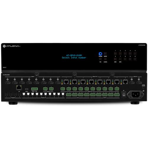 Atlona OPUS 4K HDR 8 x 10 HDMI to HDBaseT Matrix Switcher