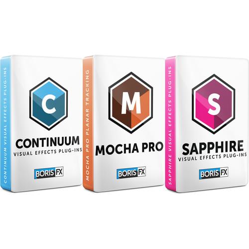 Boris FX Sapphire 2019 Continuum 2019 Mocha 2019 for Avid Adobe OFX Flame Bundle