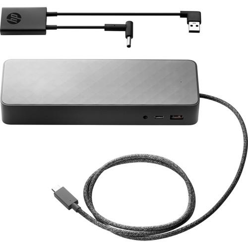 HP USB 3.0 Type-C Universal Dock with 4.5mm and USB Dock Adapter