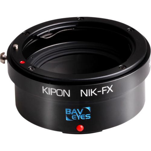 KIPON Baveyes 0.7x Lens Mount Adapter for Nikon F Lens to FUJIFILM FX-Mount Camera