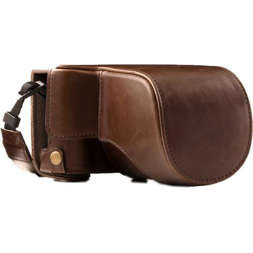 MegaGear Ever Ready PU Leather Case and Strap for Fujifilm X-A10