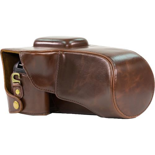 MegaGear Ever Ready PU Leather Case for Nikon D5600, D5500 and 18-140, 18-105mm Lens