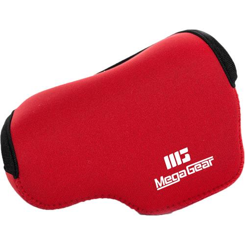 MegaGear Ultra-Light Neoprene Case for Panasonic Lumix DC-GX850, DC-GF9, DMC-GF8, or DMC-GF7 with 12-32mm