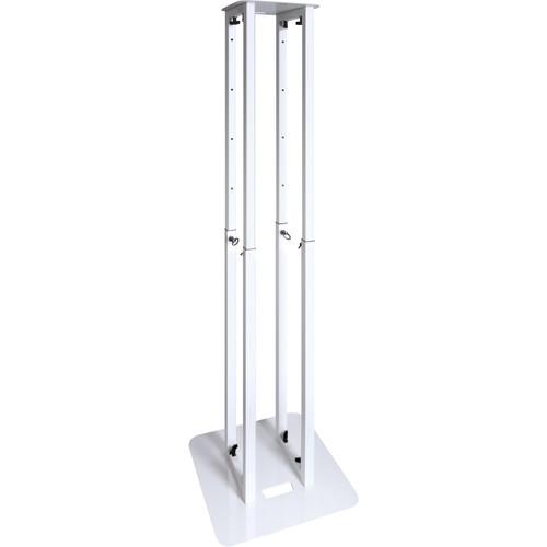 Novopro PS1XXL Height-Adjustable Podium Stand with White & Black Scrims