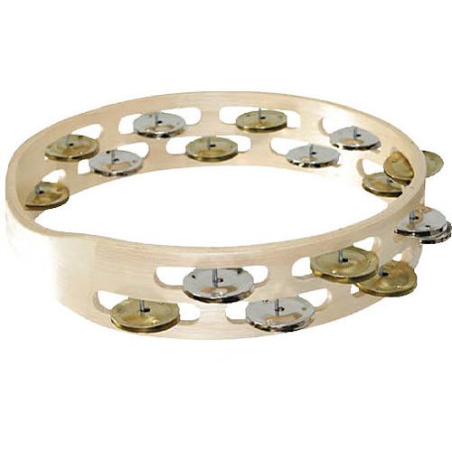 Tycoon Percussion Double Row Wooden Tambourine