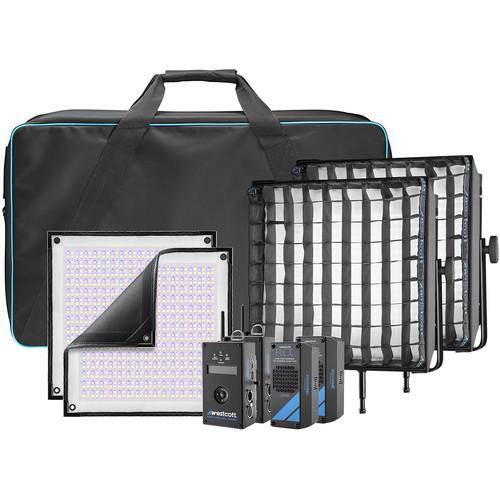 Westcott Flex Cine DMX RGBW LED Mat Two-Light Fixture Kit