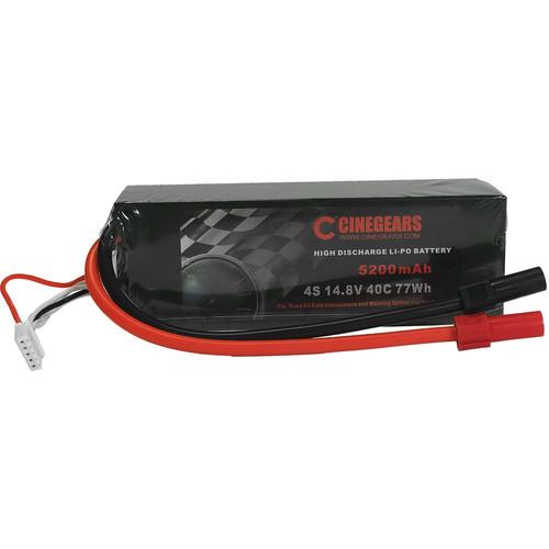 CINEGEARS 14.8V 77Wh LiPo Battery for RC Gimbal Car