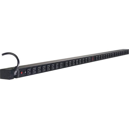 CyberPower Metered PDU 12A 100-125 50 60Hz Nema 5-15P Plug,32-Out 5-15R, Rackmount OU, 10