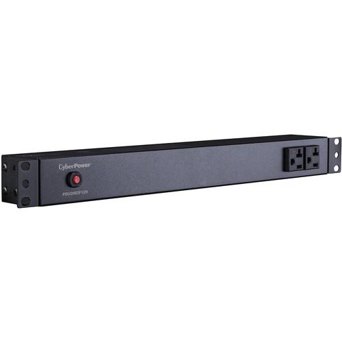 CyberPower PDU 16A 100-125 50 60Hz Nema 5-20P Plug,14-Out 5-20R, Rackmount 1U,15