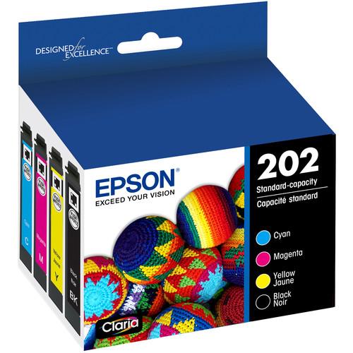 Epson Claria 202 Standard-Capacity Ink Cartridge Combo Pack, Epson, Claria, 202, Standard-Capacity, Ink, Cartridge, Combo, Pack