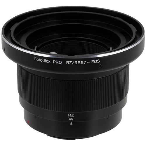 FotodioX Pro Lens Mount Adapter with Generation v10 Focus Confirmation Chip for Mamiya RB67 or RZ67-Mount Lens to Canon EF or EF-S Mount Camera