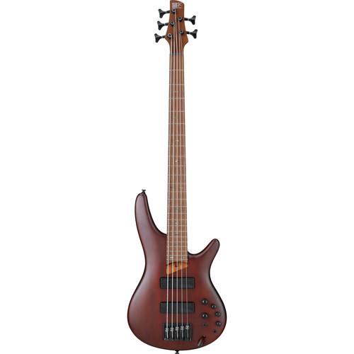 Ibanez SR Standard 5-String Electric Bass - 24 Frets - Brown Mahogany