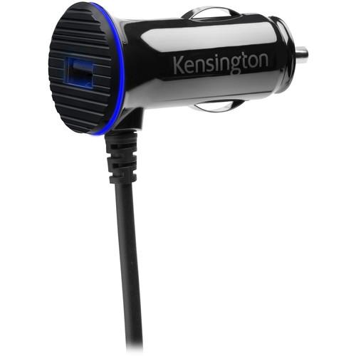 Kensington PowerBolt 3.4A Dual Fast Charge Car Charger with Lightning Cable