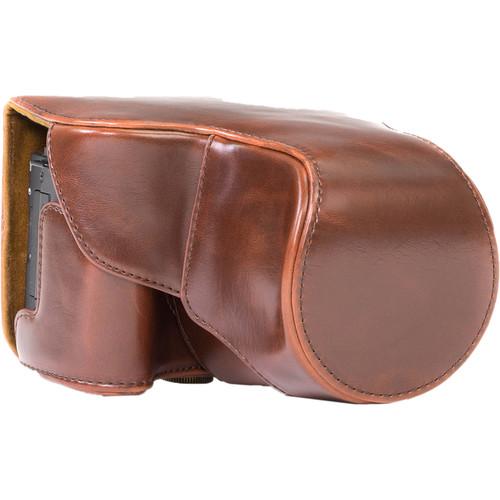 MegaGear Ever Ready PU Leather Camera Case with Strap for Canon PowerShot G3 X