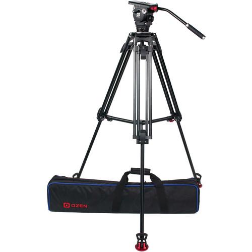 OZEN 75AL2HD 75mm Aluminum Tripod & Agile 6 Fluid Head System