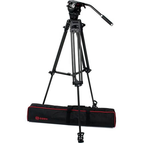 OZEN 75CF2 75mm Carbon Fiber Tripod & Agile 6S Fluid Head System