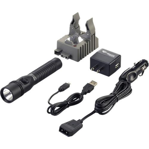 Streamlight Strion DS Rechargeable LED Flashlight with 120 100 VAC 12 VDC Charger Bracket