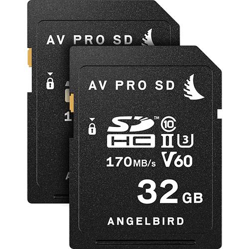 Angelbird 32GB AV Pro UHS-II SDHC Memory Card