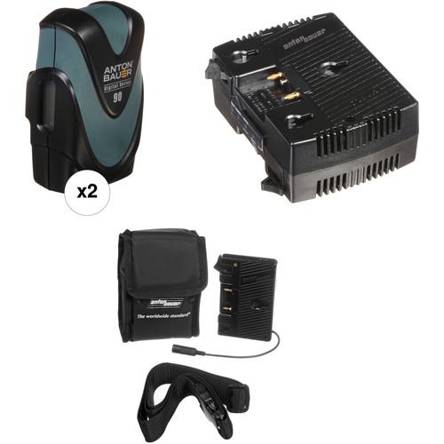 Anton Bauer Digital 90 2-Battery Kit with TWIN Charger & QR-DSLR Adapter