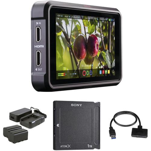 Atomos Ninja V 5" 4K Recording Monitor with 1TB Sony AtomX SSDmini Kit