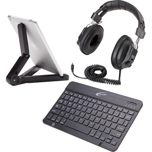 Califone KB4Pack Bluetooth Smartphone Tablet Peripheral Pack with Headphone