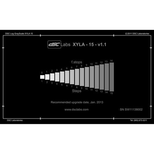 DSC Labs Xyla 15-Step Grayscale with Built-In LED Light Source