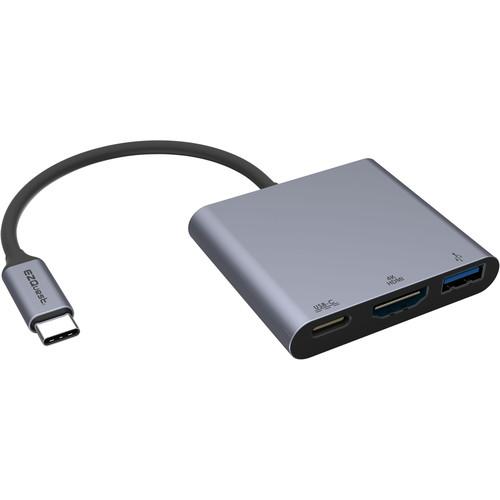 EZQuest 3-Port USB Type-C Multimedia Adapter