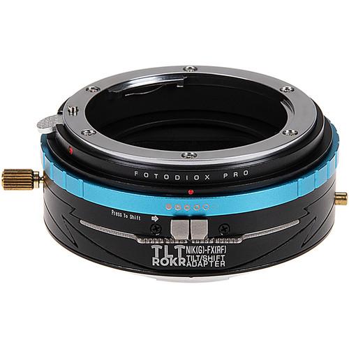 FotodioX Pro Tilt and Shift ROKR Lens Adapter for Nikon F Mount G-Type Lens to FUJIFILM X-Series Camera