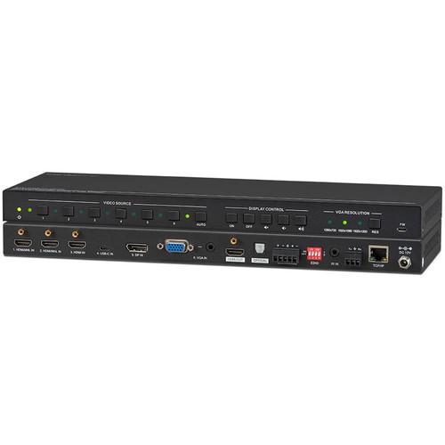 KanexPro HDSC61D-4K-B 6-Input Collaboration Switcher &