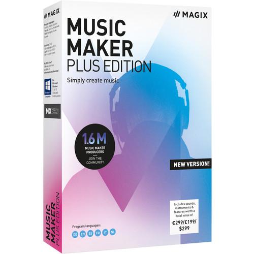 MAGIX Entertainment Music Maker 2019 Plus Edition - Music Production Software