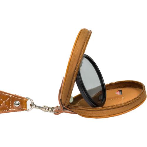 MegaGear PU Leather Shoulder Neck Camera Strap and Storage Case