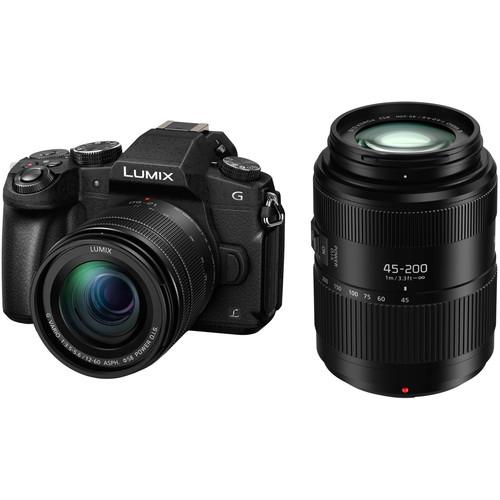 Panasonic Lumix DMC-G85MK Mirrorless Digital Camera with 12-60mm and 45-200m Kit