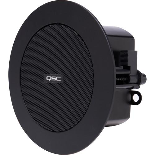 QSC 2.75" Small Format Ceiling Satellite Loudspeaker with C-Ring