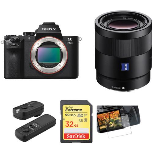 Sony Alpha a7 II Mirrorless Digital Camera with 55mm Lens Deluxe Kit