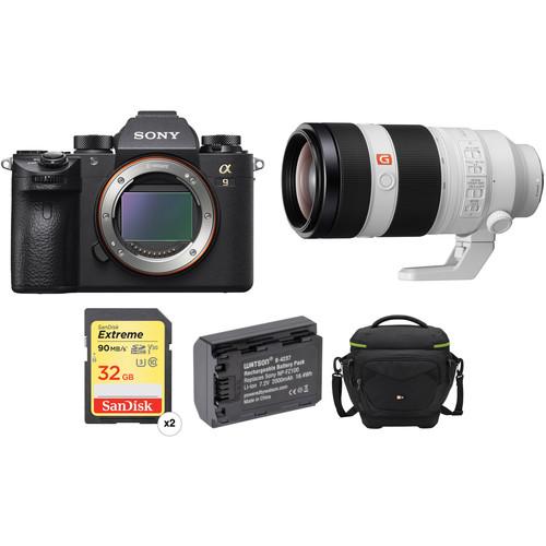 Sony Alpha a9 Mirrorless Digital Camera with 100-400mm Lens Professional Kit