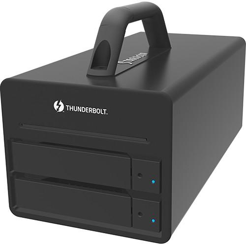 STARDOM 2-Bay Dr2-Tb3 Thunderbolt 3 Enclosure- Black