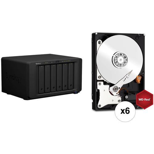 Synology DiskStation DS1618 36TB 6-Bay NAS Enclosure Kit with WD NAS Drives