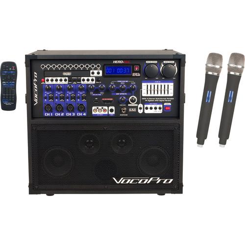 VocoPro Hero-Rec-9 120W 4-Channel Multi-Format Portable