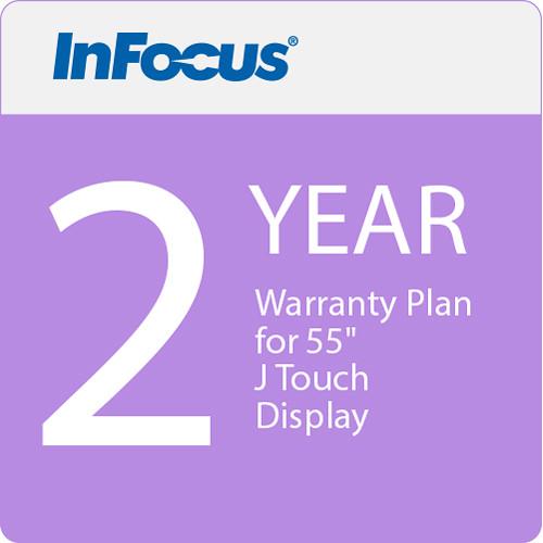 InFocus 2 Year Warranty Plan for 55" J Touch Display
