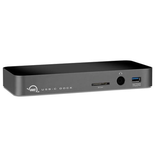 OWC Other World Computing USB-C 10-Port Dock With 80 Watt Power Supply - Space Gray. Designed For Macbook And Macbook Pro.