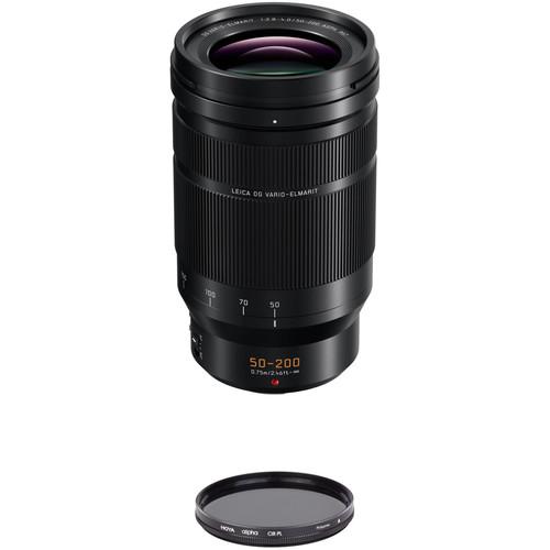 Panasonic Leica DG Vario-Elmarit 50-200mm f 2.8-4 ASPH. POWER O.I.S. Lens with Circular Polarizer Filter Kit