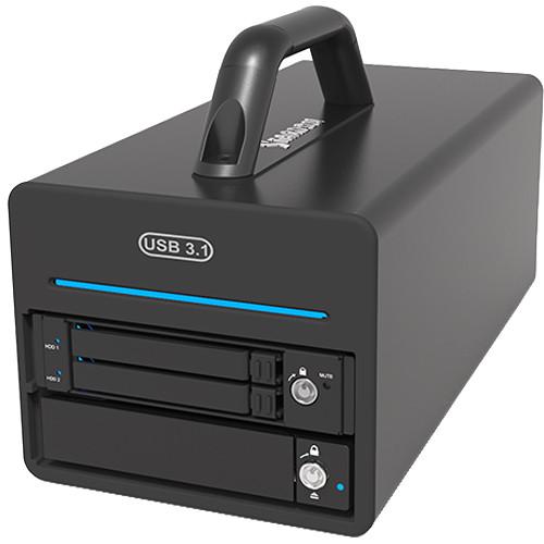 STARDOM 2-Bay Dr3-B31 Usb3.1 Enclosure - Black