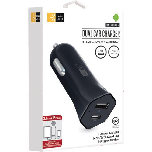 Case Logic 3.1A USB Type-C Car Charger