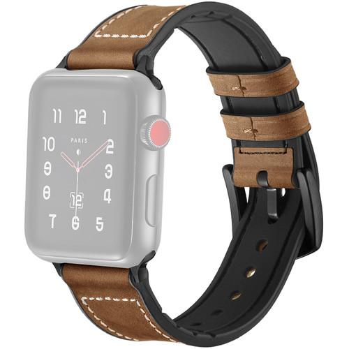 CASEPH Genuine Leather Band for 38mm 40mm Apple Watch