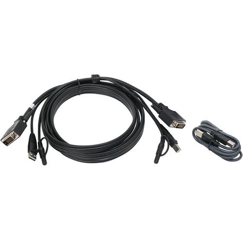 IOGEAR 10' DVI, USB KVM Cable Kit with Audio, IOGEAR, 10', DVI, USB, KVM, Cable, Kit, with, Audio