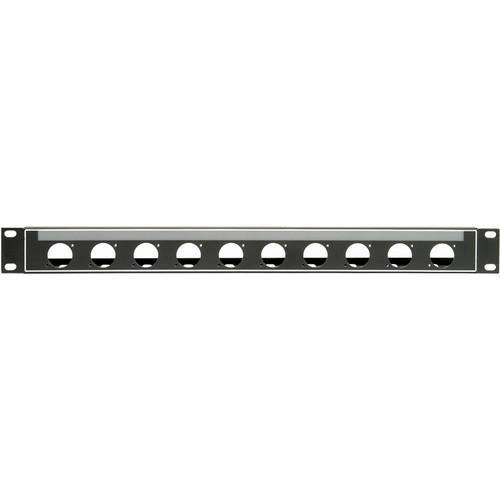 Lowell Manufacturing Rack Panel for Neutrik D Series Connectors-1U