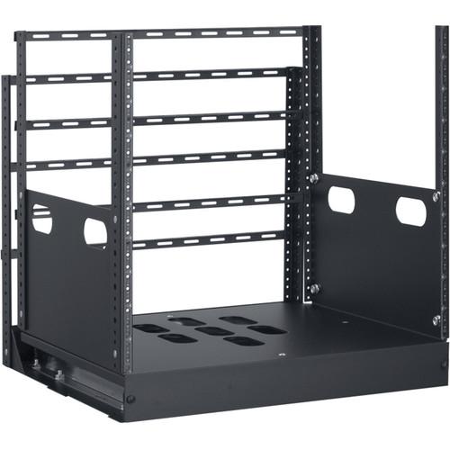 Lowell Manufacturing Rack-Pull And Turn System-10U, 4-Slides, 23" Deep