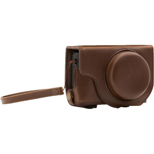 MegaGear Ever Ready Leather Camera Case for Panasonic LUMIX DMC-LX10